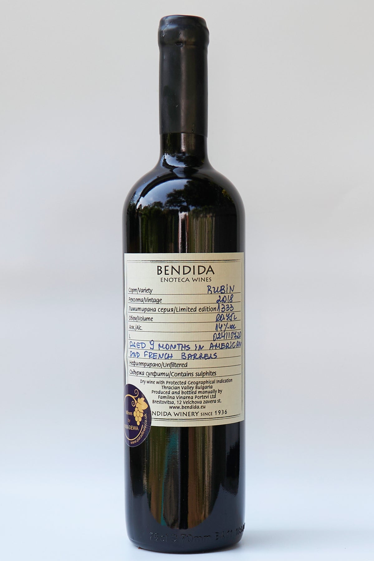 Bendida Rubin 2018