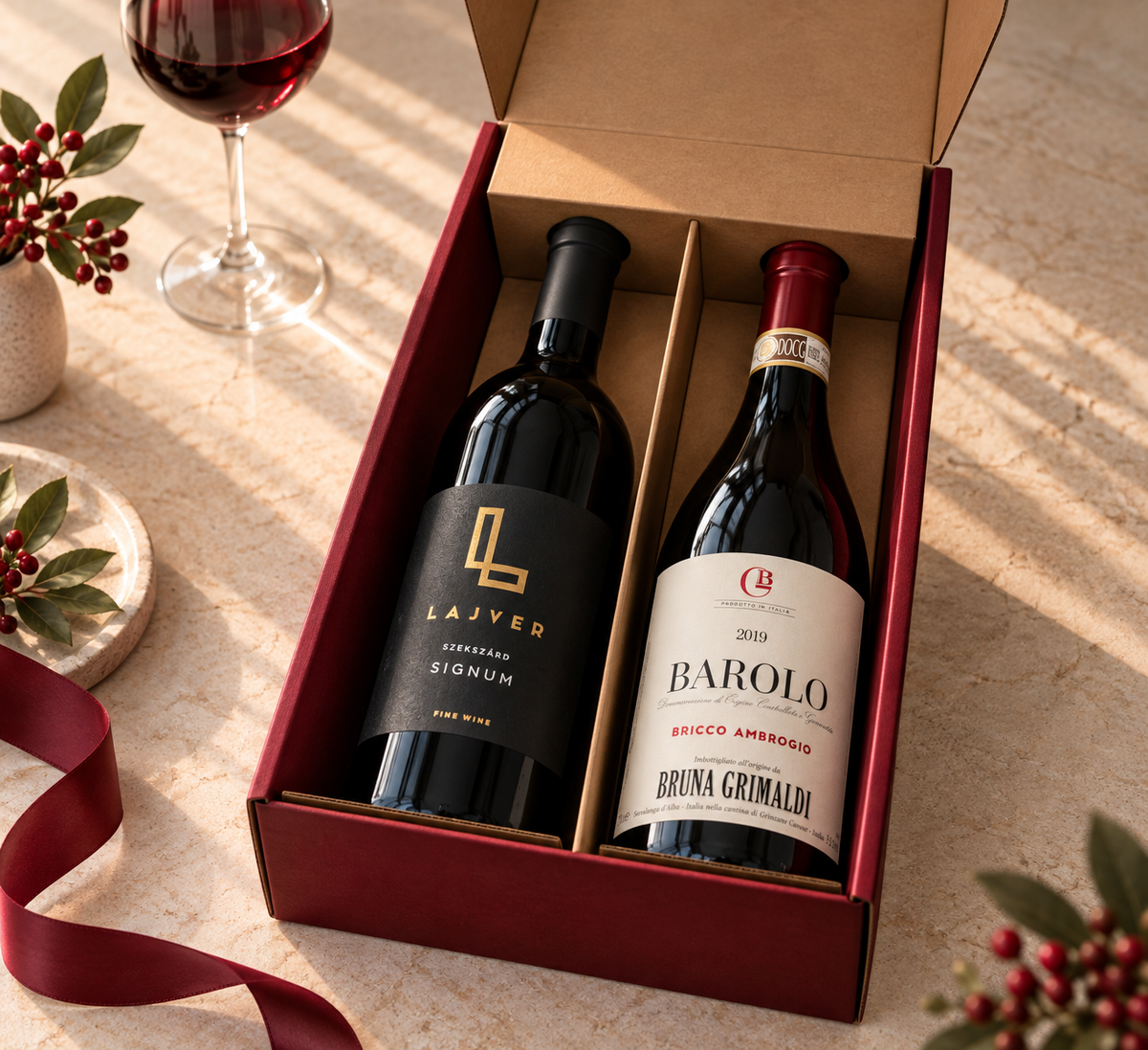 Festive Reds Wine Gift Set